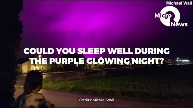 Purple Night Sky Anomaly In Swedish Town Gislov Trelleborg Has Been Solved: Led Lighting Tomato Far