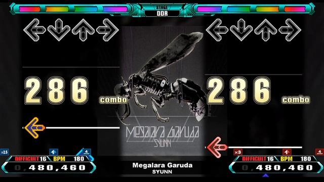 【DDR A3(GP)】 Megalara Garuda [SINGLE DIFFICULT] 譜面確認＋クラップ смотреть онлайн