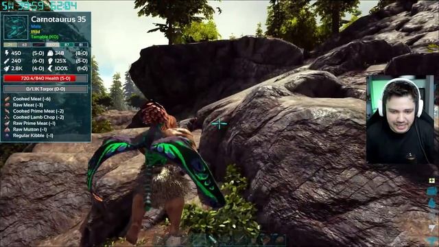 ARK LOST ISLAND #7 - Um NOVO Carno! ASSUSTADOR! смотреть онлайн
