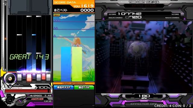 Beatmania IIDX 27 HEROIC VERSE Megalara Garuda SPA смотреть онлайн