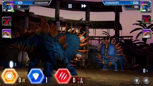 SUPER RARE X3 ERLIPHOSAURUS BATTLE STAGE | JURASSIC WORLD THE GAME смотреть онлайн