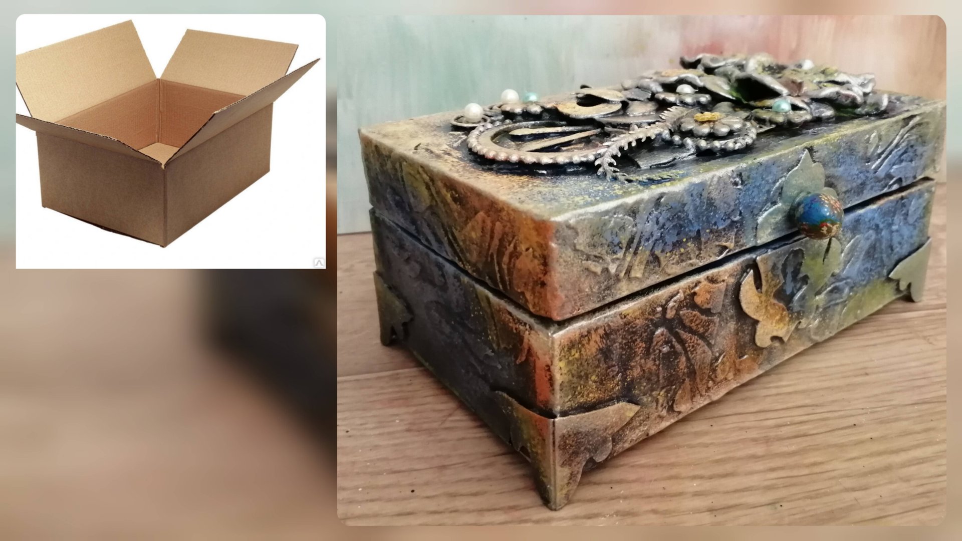 Купюрница для денег из картона.Подходит  для начинающих