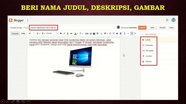 Toko Online Dengan Blogger смотреть онлайн