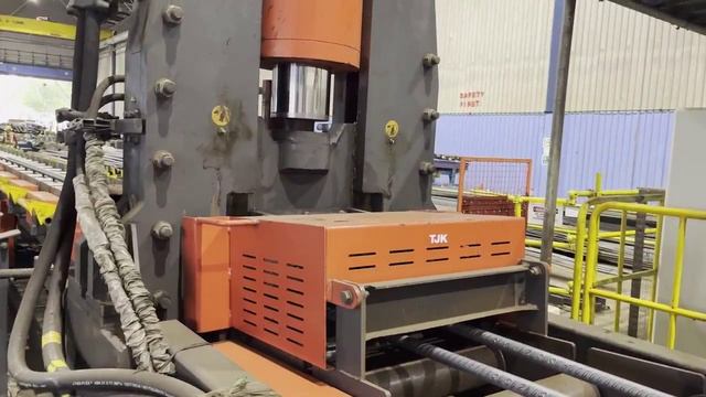 Линия мерной резки арматуры GJW150B TJK Machinery смотреть онлайн