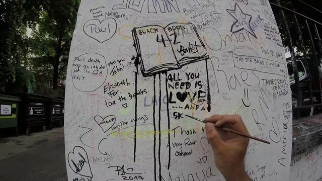 Abbey Road Wall Graffiti смотреть онлайн