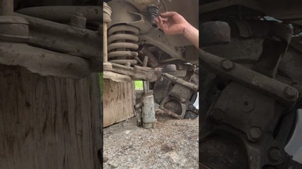 Замена шаровых опор на Соболе