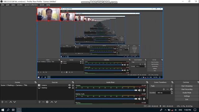 How to use OBS Studio | Desktop + Camera + Title | Part 2 смотреть онлайн