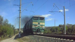 Тепловоз 2ТЭ10М-3010. Звук 10Д100.
