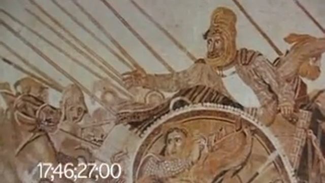 0326 Wall Painting (Pompeii) of the Battle of Issus & Alexander the Great смотреть онлайн
