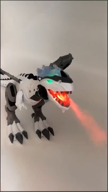 Робот-динозавр эффект пламени смотреть онлайн