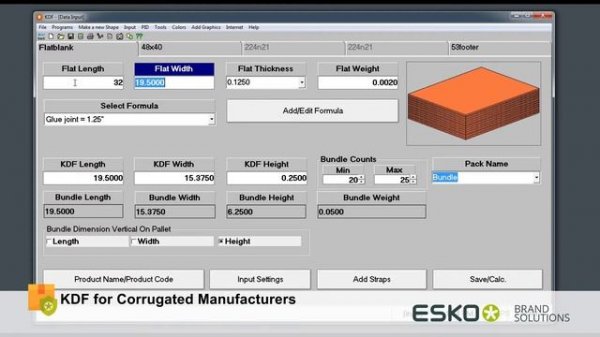 Esko Cape Pack Essentials / Palletize your deisgns