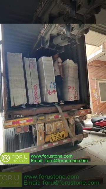 Natural Marble Raw Slabs Container Loading Viedo ｜ FOR U STONE смотреть онлайн