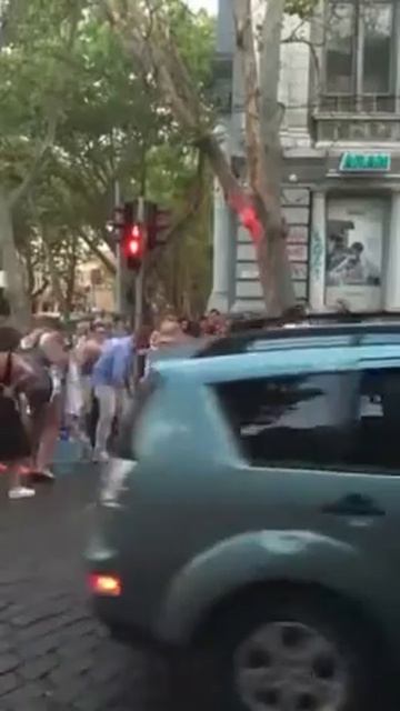 Издевательство над животным в центре Одессы смотреть онлайн