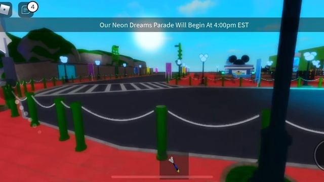 Neon Dream parade in Disneyland imagination roblox смотреть онлайн