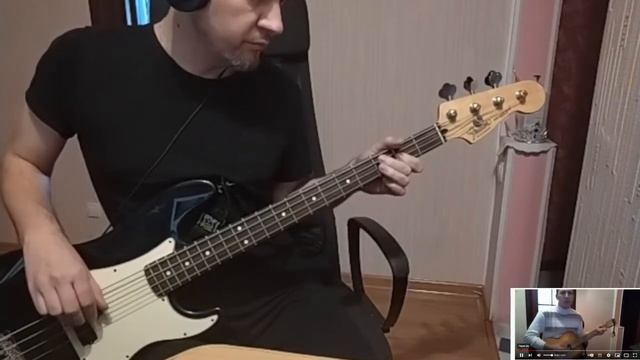 Скрябін -То моє море cover bass guitar смотреть онлайн