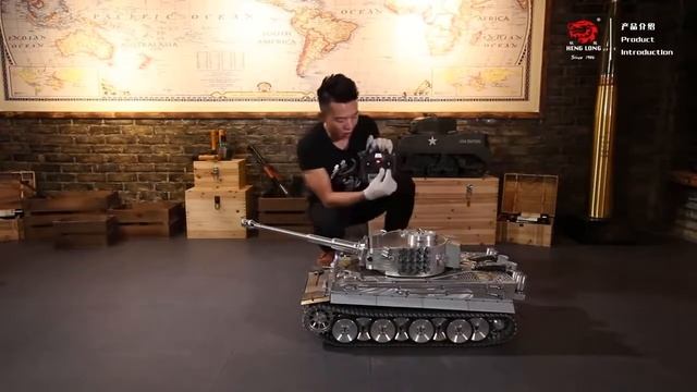 HengLong 1/8 Scale German Tiger I RTR RC Tank смотреть онлайн