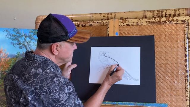 Drawing the ʻOahu ʻŌʻŌ Bird смотреть онлайн