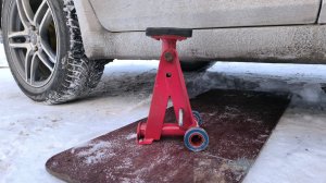 Обзор на самодельный домкрат- подставка,для автомобиля.