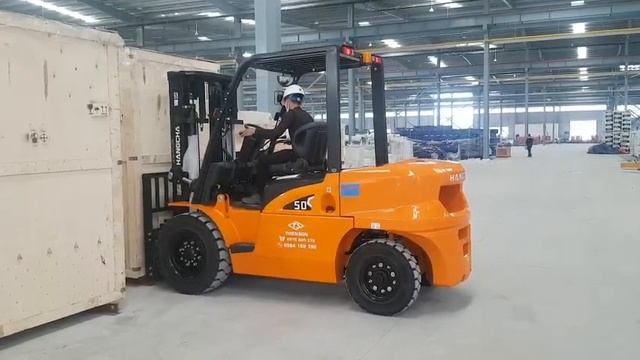 5 tons forklift diesel Hangcha - in VietNam - 094.3333.885 смотреть онлайн