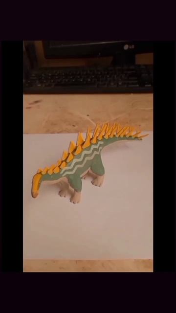 Dacentrurus de plastilina #dinosaurios #jurásico #shorts смотреть онлайн
