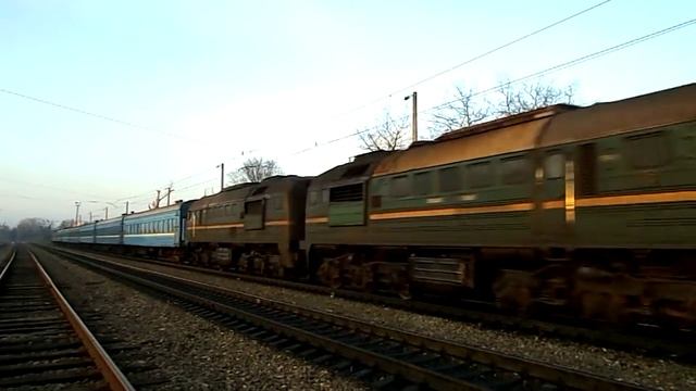 2М62-1231 с поездом Львов - Черновцы смотреть онлайн