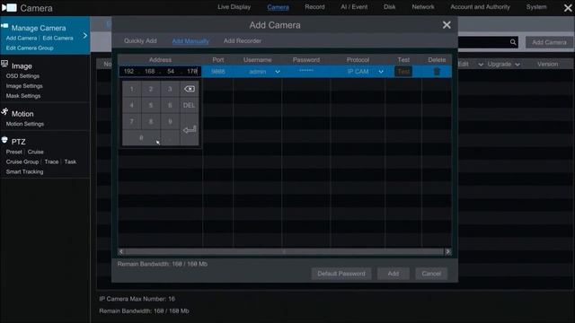 Camera Management adding, editing and camera group on iS Series NVR DVR HVR смотреть онлайн