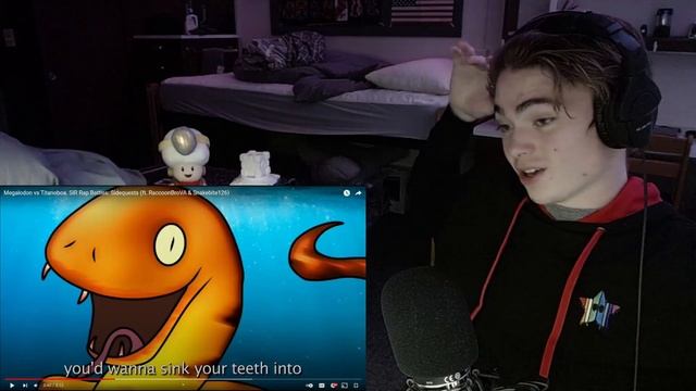 UNEXPLAINABLE HEAT! - Megalodon vs Titanoboa. SIR Rap Battles REACTION смотреть онлайн