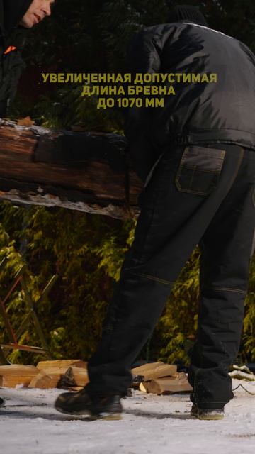 Мощный дровокол с вертикальной загрузкой для тяжелых и интенсивных работ🪓🪵 смотреть онлайн