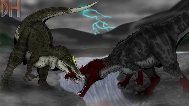 Ceratosuchops vs Riparovenator Paleoart speedpaint смотреть онлайн