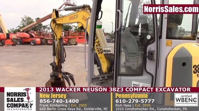 UNIT HAS BEEN SOLD: 2013 Wacker 38Z3 Compact Excavator - Used Equipment - Norris Sales Company, Inc смотреть онлайн