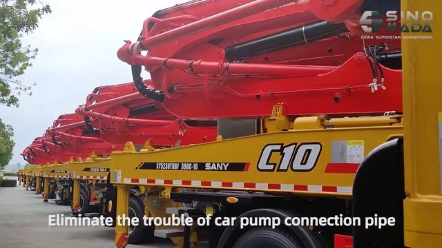 SINOMADA | SANY SY5230THBF 390C-10 Pump Truck смотреть онлайн