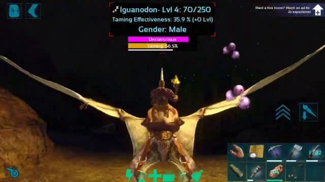 Ark Mobile #14: Tame khủng long Iguanodon để làm hạt giôngs смотреть онлайн