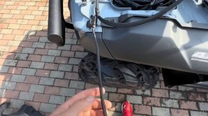 Установка дополнительной фары AURORA на квадроцикл