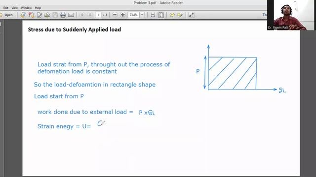Derivation of Stress due to Suddenly Applied load/strain energy and impact load смотреть онлайн