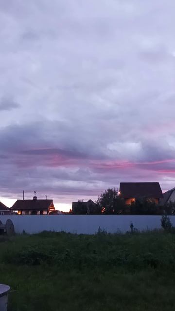 Розовый закат, август 2024