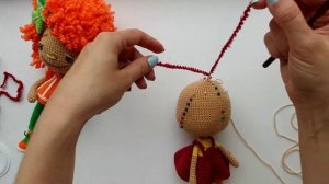 как крепить волосы кукле