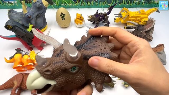 20 Triceratops Dinosaur Collection! Dino Egg, Dino Robot, Dinosaur Lego смотреть онлайн