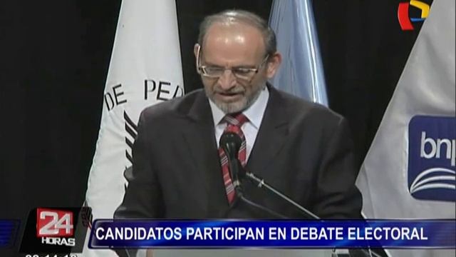Candidatos participaron en debate electoral смотреть онлайн