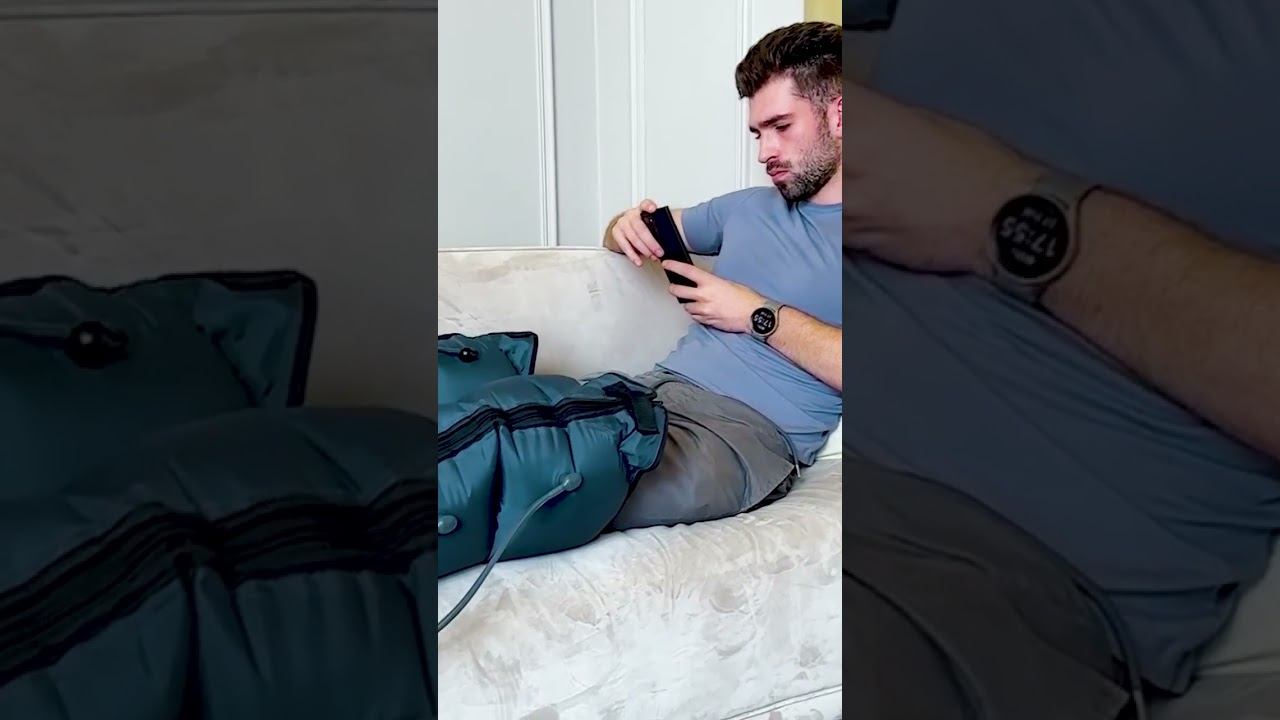 Восстановление после тренировок. Лимфодренажный массаж дома #shorts #marutaka #массажердлятела смотреть онлайн