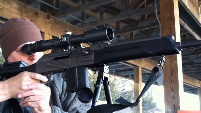 Testing Leapers/UTG TL-BP-69ST on Saiga 308x51 29Jan14 смотреть онлайн