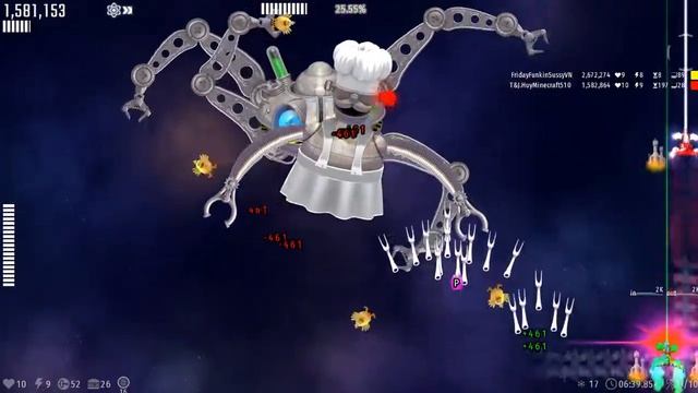 Chicken Invaders Universe ( EA ) | Multiplayer with my friend but.... смотреть онлайн