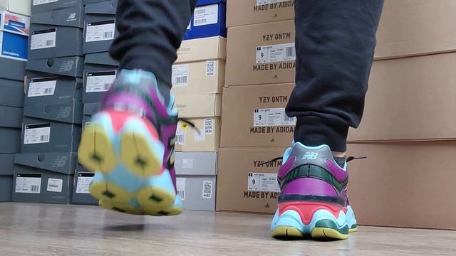 New Balance 9060 'Neon Nights Pack' Sneaker Review & On Feet смотреть онлайн