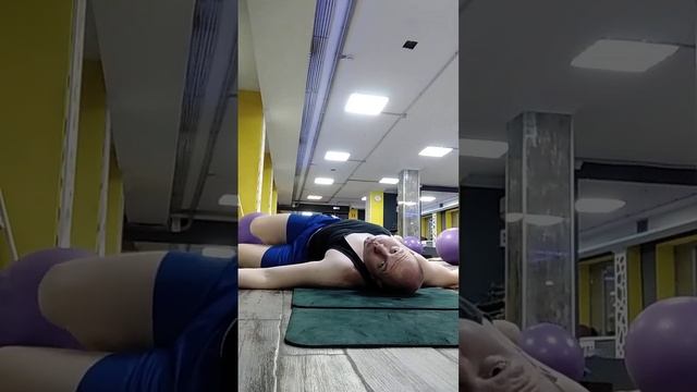 Здоровая спина с фитболом. Растяжка. Стретчинг. Фитнес. Суставная разминка. Заминка. Пилатес. Йога. смотреть онлайн