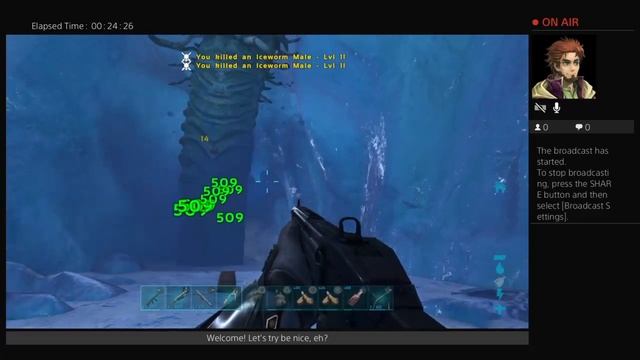 Taking on the ice worm Queen Solo! Ark: survival evolved! смотреть онлайн