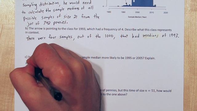 Sampling Distribution of Sample Median & Effect of Sample Size n смотреть онлайн