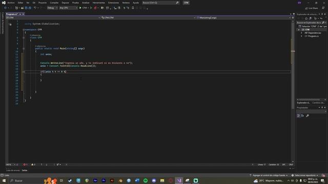 COMO SABER si un AÑO es BISIESTO utilizando C# смотреть онлайн