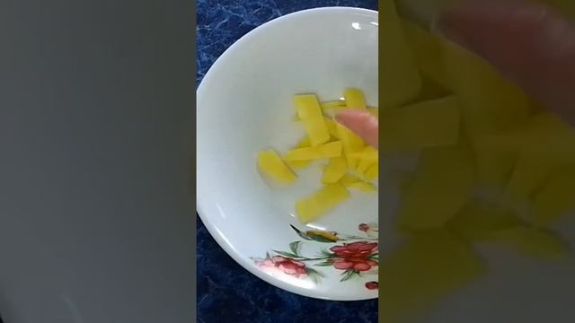 Жареный картофель на сале смотреть онлайн