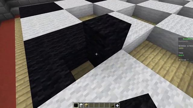 Битва строители в Майнкрафт. Серия 2. Постройка шашки. смотреть онлайн