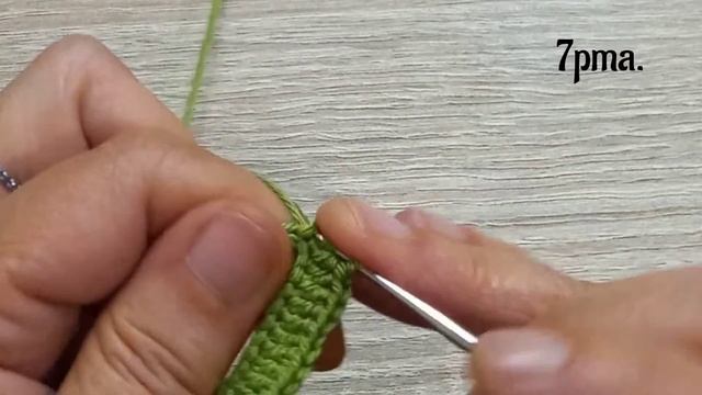 Hojas largas y estrechas a crochet. @ToniAlvarezJeLa смотреть онлайн