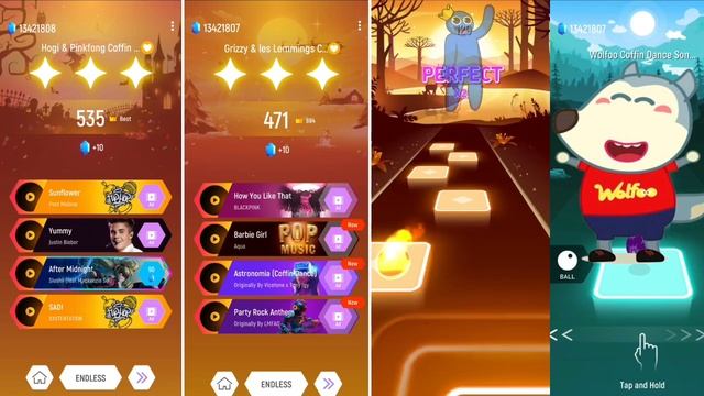 Rainbow Friends Vs Hogi Pingfong Vs Grizzly Vs Lemmings Vs Woolfoo #tileshopedmrush